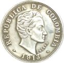 50 Centavos (Simon Bolivar Tennerani's Bust)