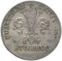 1 Fiorino (100 Quattrini. Leopold II of Lorena)