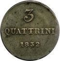3 Quattrini (Leopold II of Lorena)