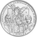 5 Euro (50th Anniversary of the birth of the National Police National Association)