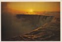 Niagara Falls. December sunrise enhances beauty of the Horseshoe Falls