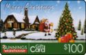 Bunnings Warehouse - Santa with christmas tree and house