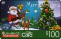 Bunnings Warehouse - Santa with christmas tree and rudi