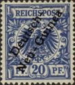 Imperial Eagle in a Circle - Overprinted