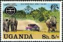 Car, Elephants and Mt. Kenya