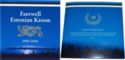 Various Krooni (Mint set 1992-2010 - Farewell Kroon)