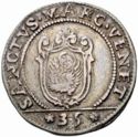 ¼ Scudi (35 Soldi - 110th doge Alvise Mocenigo II. No date)