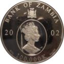 100,000 Kwacha (Death of Queen Elizabeth The Queen Mother
