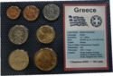 Various Drachmai (Mixed mint set 2000)