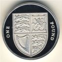 1 Pound (Royal Shield - Silver Piedfort edition)