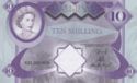 10 Shilling Queen Elizabeth II