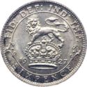6 Pence (George V. Modified head)