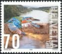 Stamp Day 2002 : Kingfisher (Alcedo atthis) & Au landscape