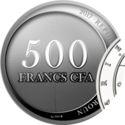 500 CFA Francs (Zodiac Signs, Aries)
