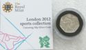 50 Pence (Canoeing - Silver)