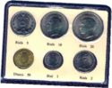 Various Dinars (Mint set 1974 (SH1353))