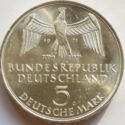5 Mark (100th Anniv. founding the German Empire. G. Error weak windows)