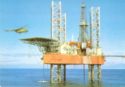 Sakhalin island. Floating drilling rig.