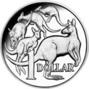 1 Dollar (30th Anniversary of the $1 Coin - Mob of Roo´s)