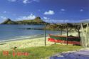 Pigeon Island as seen from the Fishing Village of Gros Islet