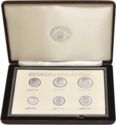 Various Dinars (Proof set 1987 - Silver edition)