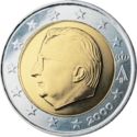 2 Euro (Albert II - 1st map - 1st type - 1st portrait)