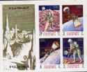 Lunar Mission with Gold Overprint MOON LANDING