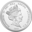 5 Pounds (Queen Elizabeth II Sapphire Coronation Jubilee, Orb & Sceptre)
