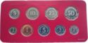 Various Pounds (Proof set 1982 - 10th Anniversary of Decimalization)