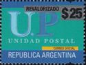 Unidad Postal, surcharged