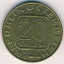 20 Schilling (200th Anniversary of Diocese of Linz)