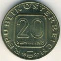 20 Schilling (850th St. Stephen's Cathedral in Vienna) 