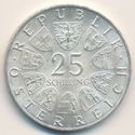 25 Schilling (300th Birth of Lucas von Hildebrandt)