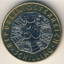 50 Schilling (Centenary - Death of Johann Strauss)
