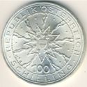 100 Schilling (700th Battle of Durnkrut & Jedenspeigen )