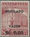 Main Post Office, Caracas - surcharged