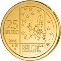 25 Euro (175th anniversary of the Royal Numismatic Society of Belgium.)