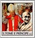 Pope John Paul II and Mahatma Gandhi