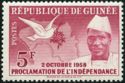 Dove, Olive Branch, map, President Sékou Touré (1922-1984)