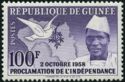 Dove, Olive Branch, map, President Sékou Touré (1922-1984)