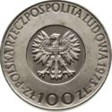 100 Złotych (PRÓBA) (Nicolaus Copernicus)