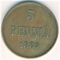 5 Penniä