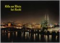 Köln am Rhein | bei Nacht