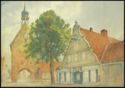 Stadtmuseum Quakenbrück | Quakenbrück | Hohe Pforte und Stammhaus Heye | Aquarel