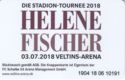 Knappenkarte / Helene Fischer 2018
