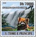 Huangguoshu Falls, China, Chinese Red Panda (Ailurus fulgens