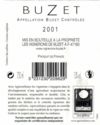 Buzet AOC 2001 - Terres d'Albret
