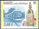 Nantes (Loire Atlantique) : The Tram and Tower