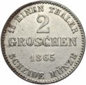 2 Groschen (1/15 Thaler)