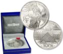 100 Francs (Bicentennial of Louvre - Liberté by Delacroix 31mm.)